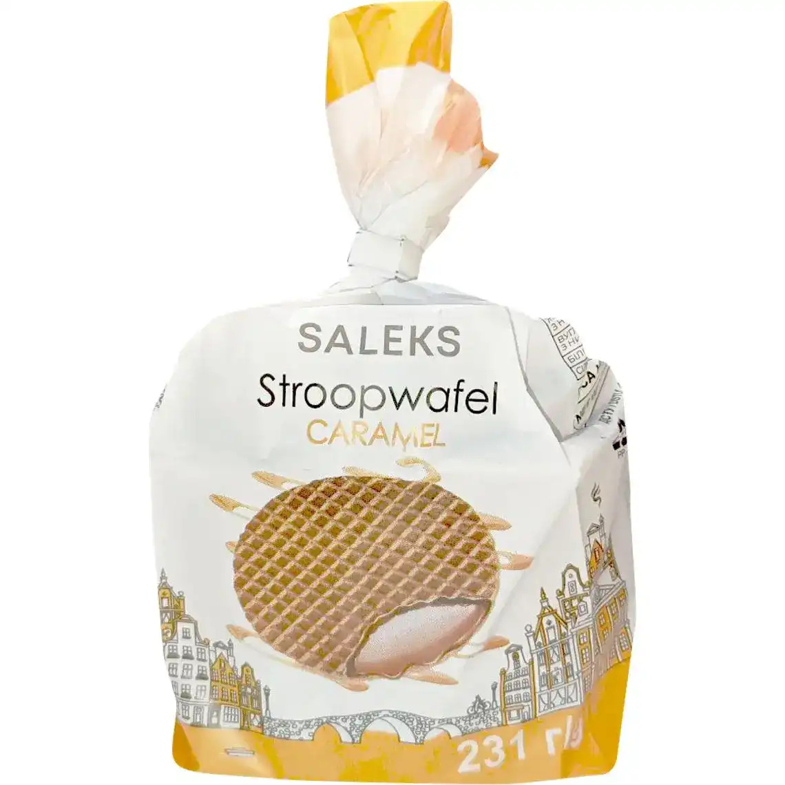 Вафлі Сиропні вафлі з карамельною начинкою 231г